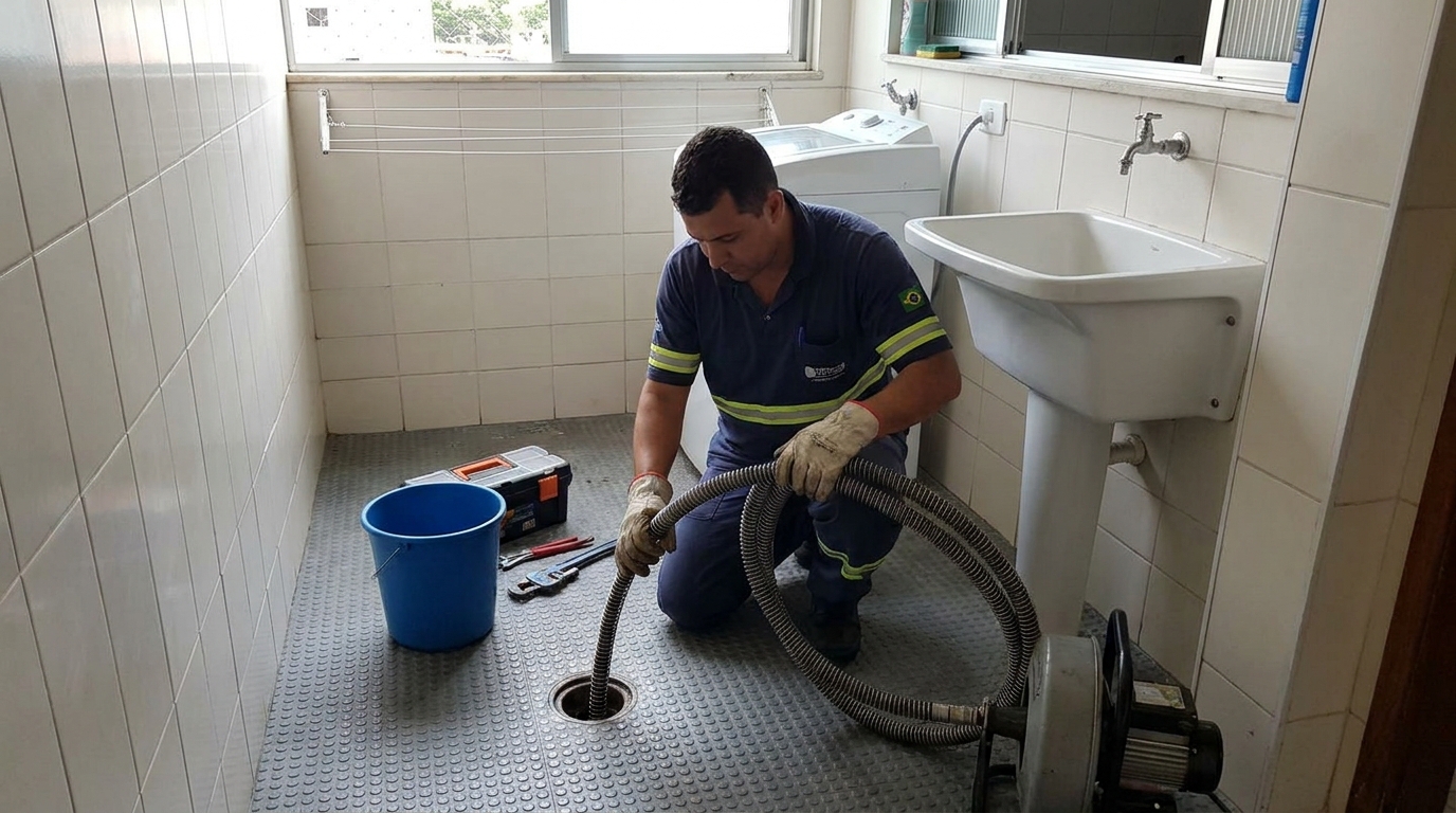 Desobstrução na Cozinha em Ipatinga, Sorocaba‑SP